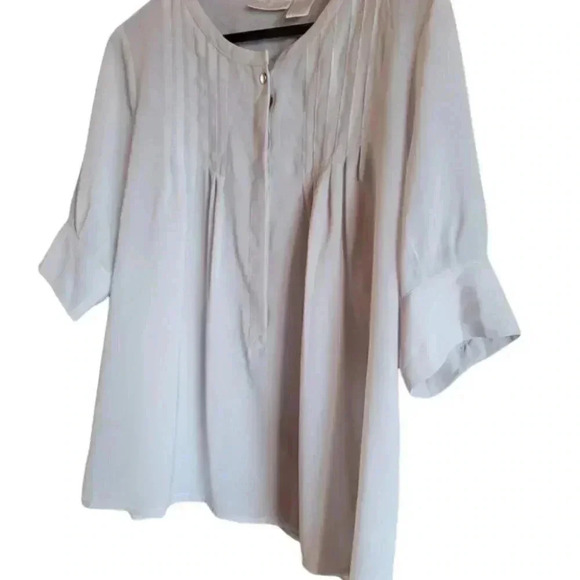 Womans Worthington 100%  polyester airy light Overblouse sz14 - Picture 2 of 9